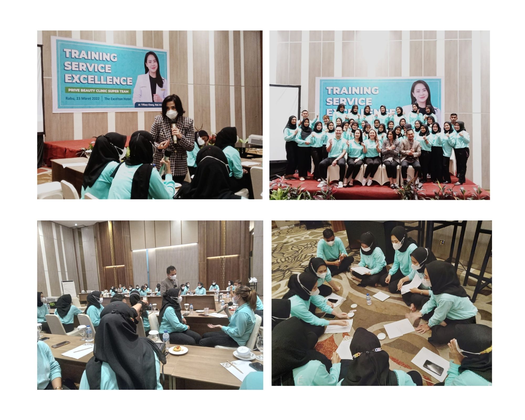 In House Training Service Excellence Prive Beauty Clinic