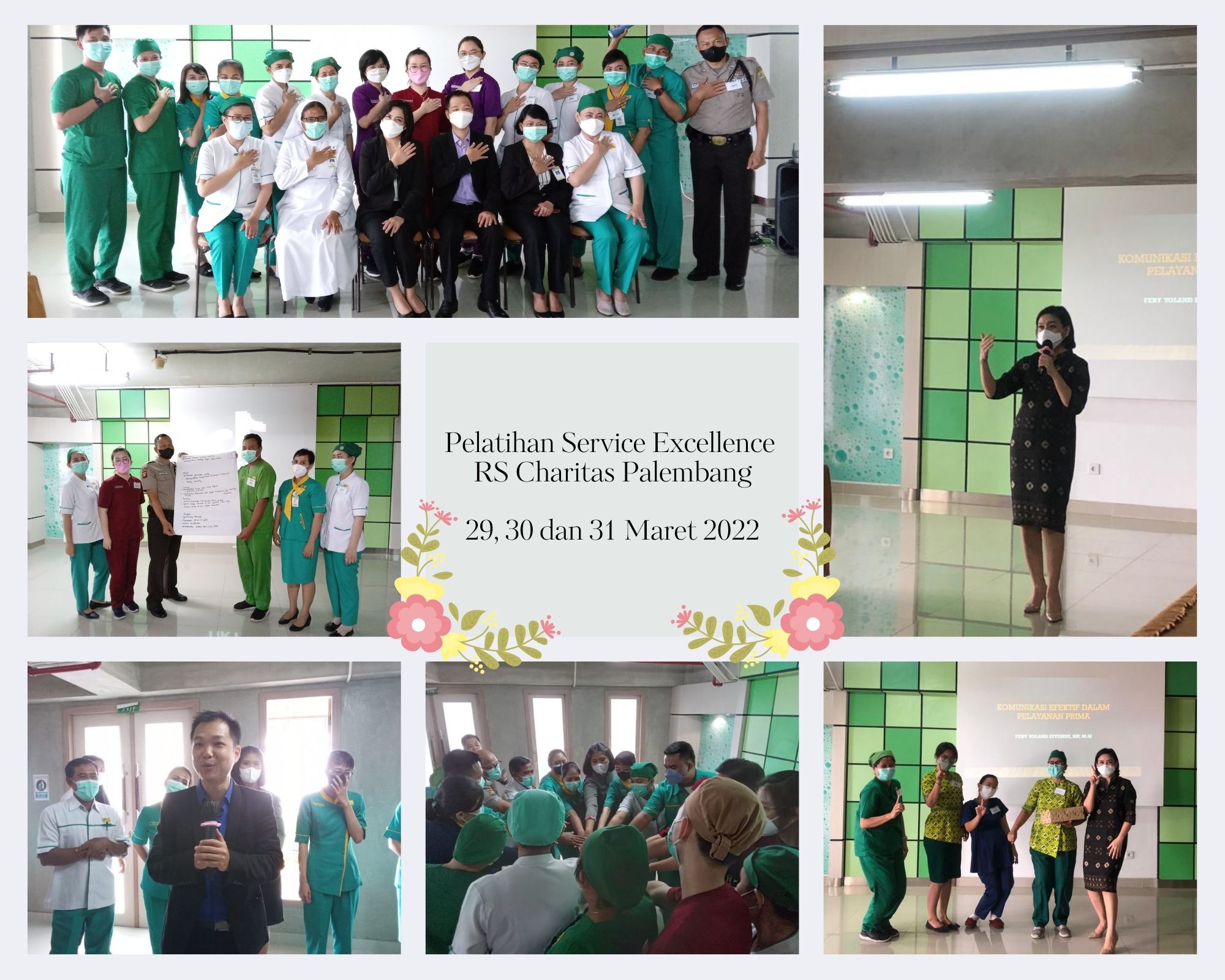 Pelatihan Service Excellence RS Charitas Palembang 2022