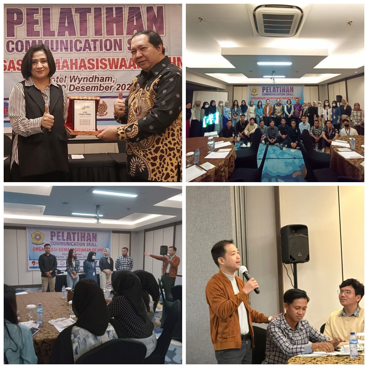 PELATIHAN COMMUNICATION SKILLS ORGANISASI MAHASISWA FE UNSRI