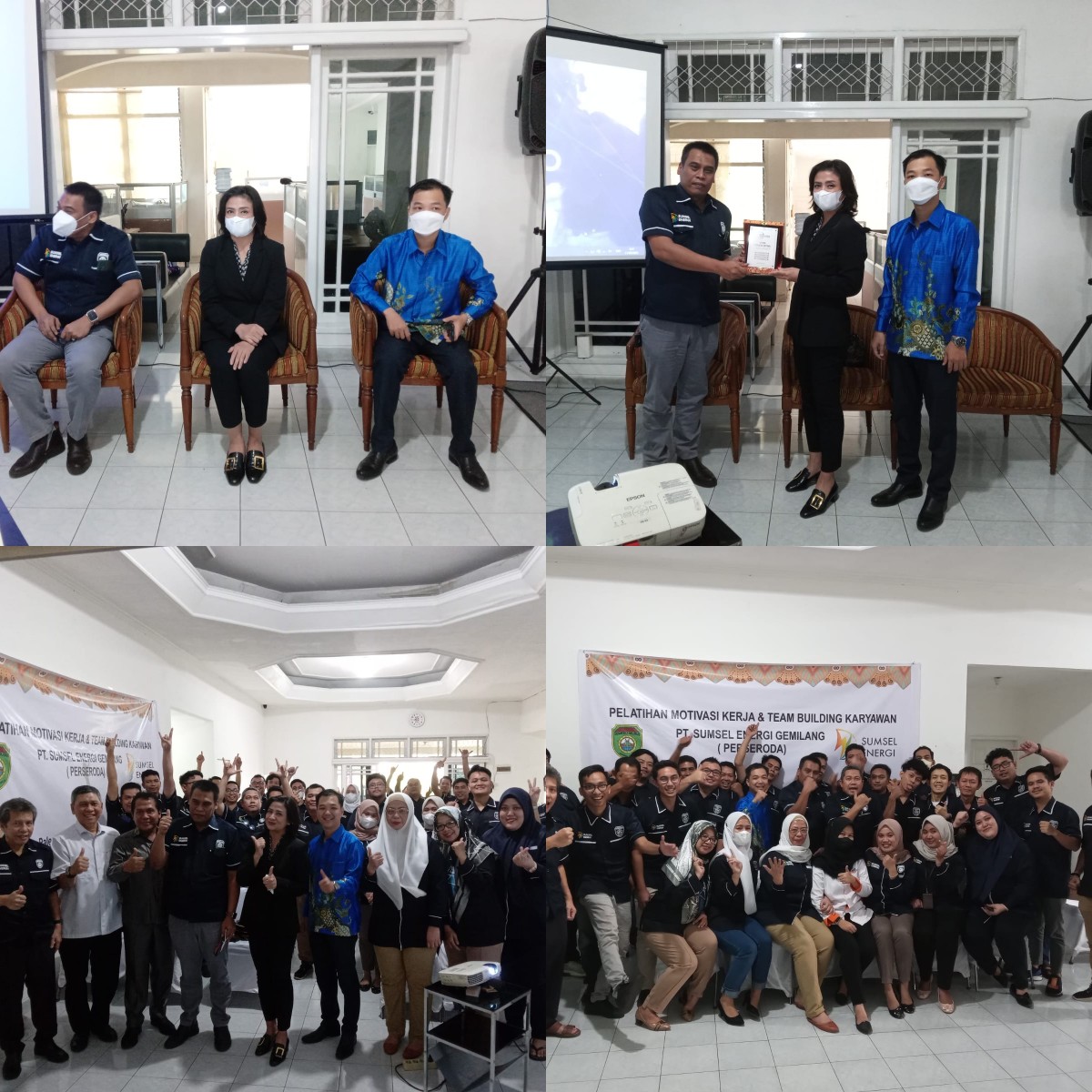 PELATIHAN MOTIVASI KERJA DAN TEAM BUILDING PT. SUMSEL ENERGI GEMILANG (PERSERODA)