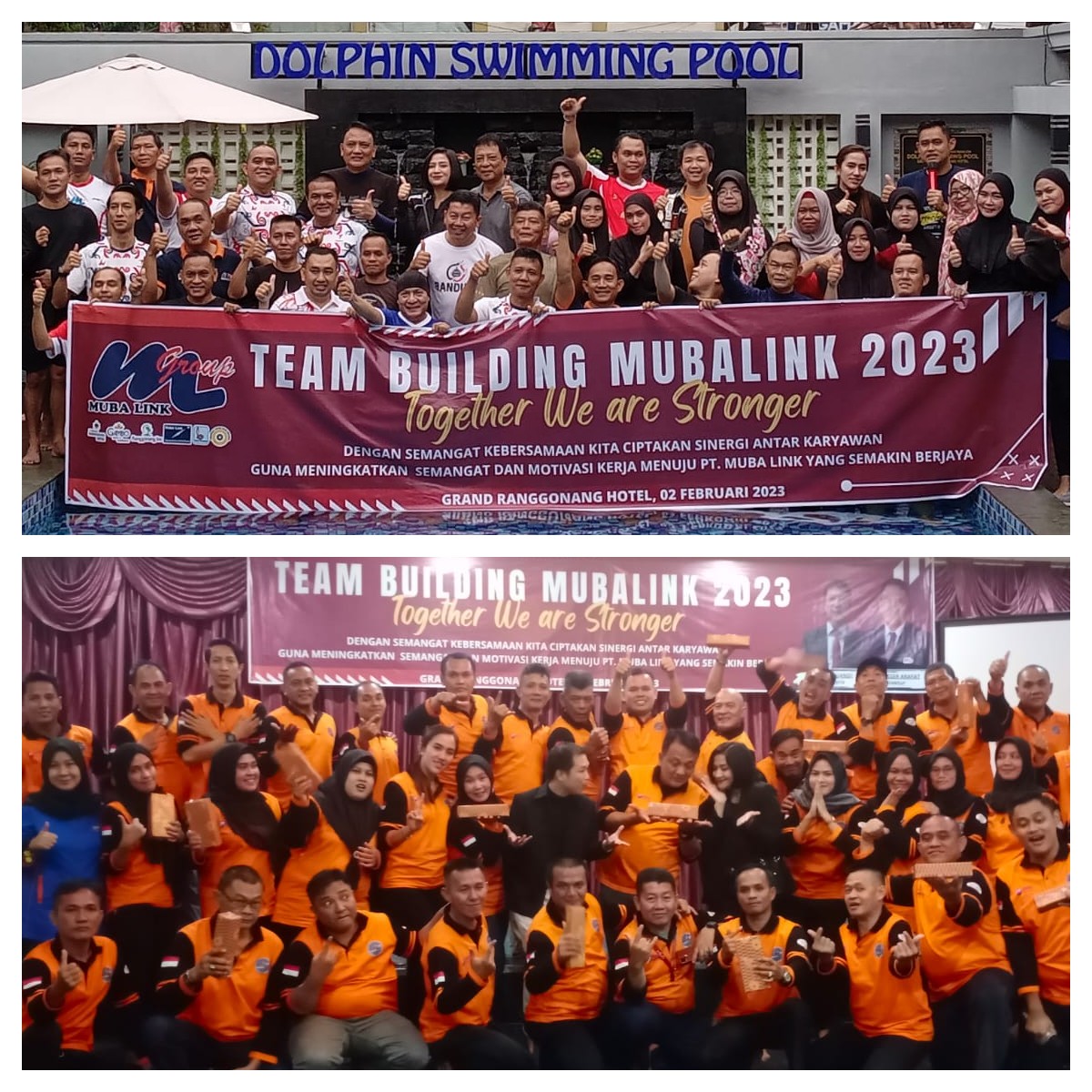 TEAM BUILDING DAN MOTIVASI KERJA PT. MUBA LINK