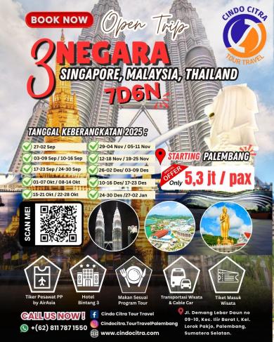 OPEN TRIP 3 NEGARA 