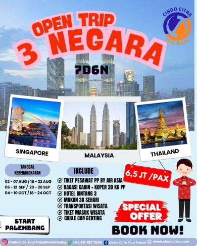 OPEN TRIP 3 NEGARA 